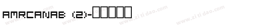 AMRCANAB (2)字体转换